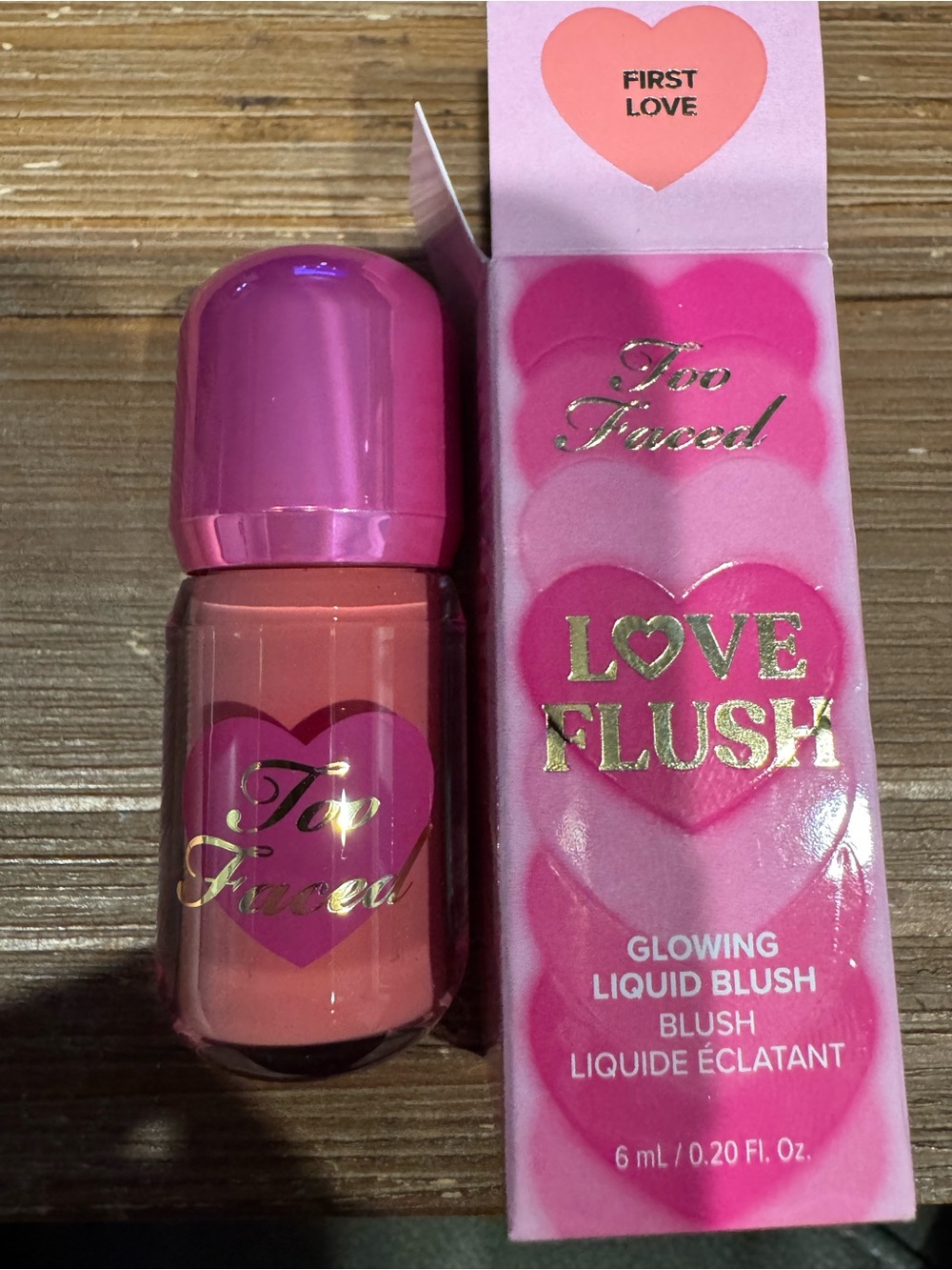 Too Faced Love Flush Glowing Liquid Blush — Pink and Coral